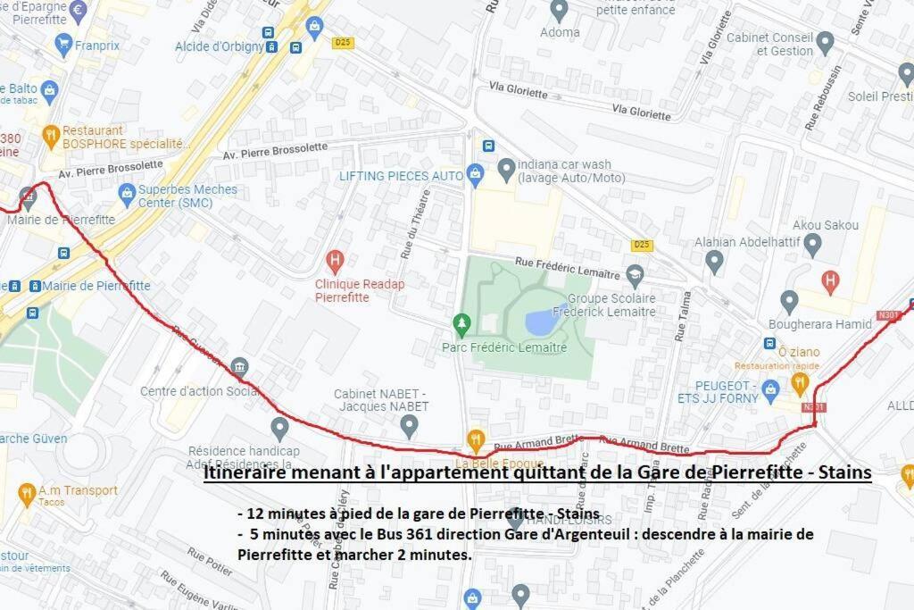 Studio Renove D'Exception Aux Portes De Paris ! Pierrefitte-sur-Seine Eksteriør billede